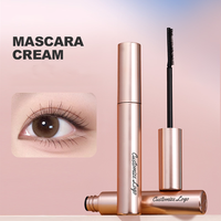 Logo personnalisé d'usine OEM Extensions de cils en fibre de soie 4D sans huile Pinceaux de maquillage Mascara végan imperméable à l'eau