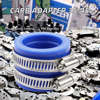 Adaptateur en plastique pour carburateur de moto CQHZJ, 35 mm, 40 mm, 42 mm, 45 mm, connecteur de collecteur d'admission pour carburateur de moto
