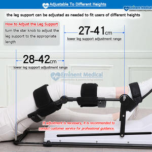 Alat Terapi Rehabilitasi Sendi Lutut Tungkai Bawah <span class=keywords><strong>CPM</strong></span> (Continuous Passive Motion) yang Dapat Disesuaikan untuk Latihan Fleksi dan Ekstensi - Product Image 6