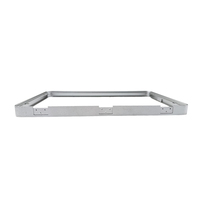 Cadres d'affichage en alliage d'aluminium usinés sur mesure par CNC, cadres d'écran LED et supports de montage