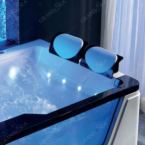 Best Selling Europeu De Madeira Retangular Massagem Ao Ar Livre Acrílico Cachoeira Spa Banheira - Product Image 2