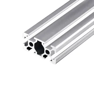 Gran oferta Personalización de fábrica anodizado 2080 20*80 t Marco de extrusión de perfiles de aluminio con ranura para estación de trabajo