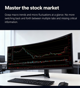 Moniteur 5k <span class=keywords><strong>Pc</strong></span> 49 pouces 5120x1440 moniteur de jeu 5k moniteur de trading Ultrawide écran Lcd expérience de jeu et de film immersive - Product Image 3
