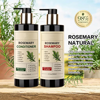 Ensemble de soins capillaires à la lavande sans sulfate avec kératine, eau de riz et biotine, routine 4 pièces comprenant shampoing, après-shampoing, traitement et huile