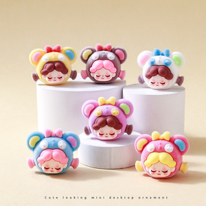Lindas Figuras de Osos Kawaii de Dibujos Animados, Mini Muñecos de Peluche, Adornos para Cajas Sorpresa, Accesorios, Colgantes, Regalos de Escritorio - Product Image 3