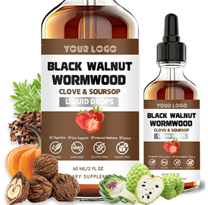 Complément Alimentaire Liquide aux Extraits <span class=keywords><strong>de</strong></span> Plantes (Noix <span class=keywords><strong>de</strong></span> Grenoble, Absinthe, <span class=keywords><strong>Clou</strong></span> <span class=keywords><strong>de</strong></span> <span class=keywords><strong>Girofle</strong></span> et Corossol) – Marque Blanche OEM - Product Image 1