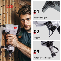 Punaise tête ronde cloueuse à ongles pneumatique Air déco cloueuse Coper canapé chaise pistolet à ongles clous agrafeuse pour bois
