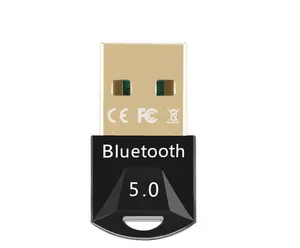 デスクトップラップトップ用Bluetooth5.0USBアダプターBluetoothUSBドングル5.0ワイヤレス伝送アダプターBluetooth伝送
