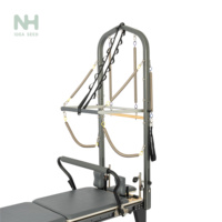 Machine de Pilates Commerciale en Aluminium avec Demi-Tourneuse, Équipement Multifonctionnel Réglable pour Studio de Yoga Personnalisé