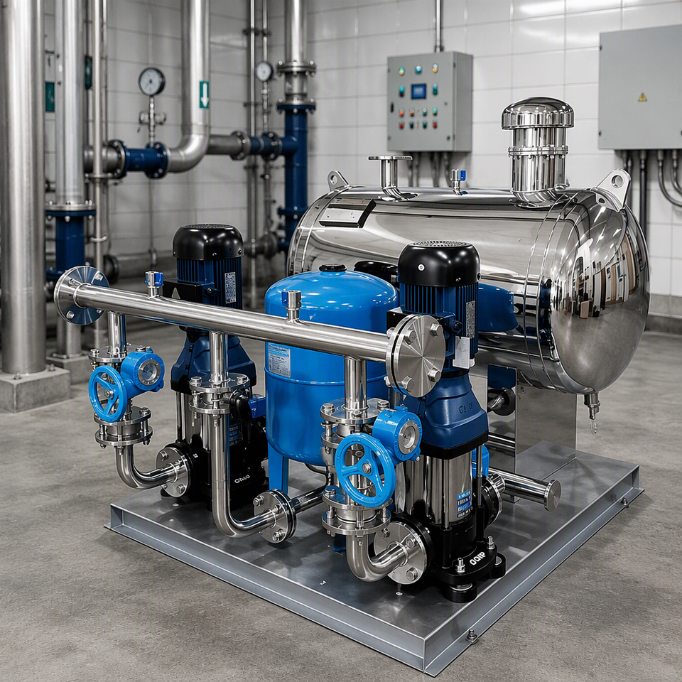 Constant Volume Test Constant Pressure Water Supply System Variable Frequency Water Pump ...