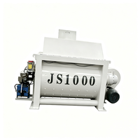 Moteur-pompe pour bétonnière à double arbre JS1000, haute efficacité, machine de mélange de ciment à entraînement synchrone pour la série HZS