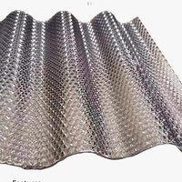Feuille de polycarbonate ondulée gaufrée diamant haut de gamme, panneau translucide teinté opale pour auvents et systèmes de toiture modernes