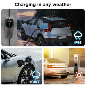 Chargeur EV Junsun Type 2 compatible avec la plupart des véhicules électriques et hybrides rechargeables Type 2, chargeur portable rapide 22 kW, boîtier de charge intelligent, 32 A, prise CEE 4 m - Product Image 6