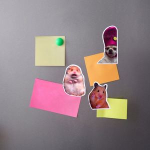 Imanes de Papel para Refrigerador con Diseños Divertidos de Animales, Decoración Impermeable y Ecológica para Cocina, Hogar, Escuela, Trabajo - Product Image 5