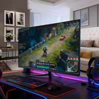 Moniteur de jeu PC Rebekah Factory 27 34 pouces 144/240Hz, écran LCD pour ordinateur de bureau, moniteur de jeu plat LED 1K/2K/4K