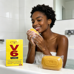 <span class=keywords><strong>Savon</strong></span> réparateur NAGOSUNA V6 Turbo Extreme White, exfoliant, éclaircissant, nettoyant pour le corps, éclaircissement <span class=keywords><strong>rapide</strong></span> de la peau, <span class=keywords><strong>savon</strong></span> pour une peau saine - Product Image 4