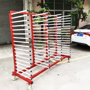 Support de stockage et de transport à structure en porte-à-faux à 12 couches avec quatre roues pour l'industrie et l'entrepôt - Product Image 1