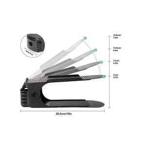 Support de rangement double pour chaussures, organisateur de chaussures réglable, gain de place pour placard, vente en gros 1 pièce - Product Image 2