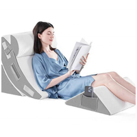 Ensemble de 4 pièces d'oreillers de lit de qualité supérieure pour le soutien du dos, oreillers en mousse à mémoire de forme pour le soulagement des douleurs cervicales, vente en gros en usine