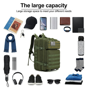 Sac à dos de randonnée et de voyage à livraison rapide, personnalisable avec logo, pour la montagne, la chasse quotidienne, sac à dos tactique d'aventure à prix abordable - Product Image 5