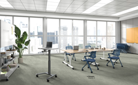 Chaise ergonomique innovante dernière chaise de réunion moderne rembourrée pivotante tissu de beauté chaise de bureau au design original