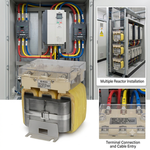Condensateur triphasé à impédance élevée à bobine en cuivre de type sec |   Alimentation industrielle <span class=keywords><strong>UPS</strong></span> 80A 2Kvar IP54 - Product Image 1