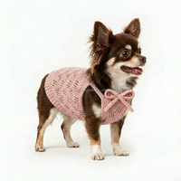 Maßgeschneiderte Personalisierte Baumwoll-Hunde- und Katzenpullover Einfarbiges Muster Halloween Weihnachten Strickwaren Haustier-Bekleidung OEM ODM Private Label