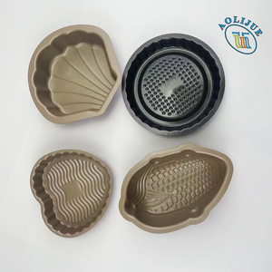 Mini moldes de Metal para Postres, bandeja para hornear apilable no pegajosa de acero al carbono, venta al por mayor, moldes para pasteles personalizados para hornear, molde para pasteles en forma de corazón - Product Image 6