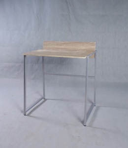 Bureau simple Bureau en bois Table d'ordinateur pliante en verre trempé - Product Image 4
