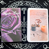 Produit phare : Jeu de cartes de tarot et d'oracle personnalisées double face, écologiques et positives, à imprimer sur mesure, en vente