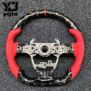 Volant de direction Corvette C8 en fibre de carbone à 3 branches, modification avec lame de style feuille d'or forgée, patch Devil's Horn OLIVER - Product Image 6
