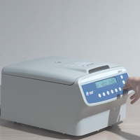 Système de centrifugation PRP vétérinaire vert forêt, séparateur de sang avec tubes de traitement.