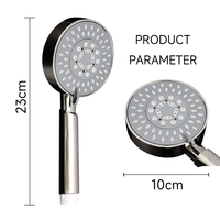 Robinet de baignoire de luxe avec douchette à main pour personnes âgées, avec interrupteur marche/arrêt, en acier inoxydable, kit de montage robuste pour baignoire