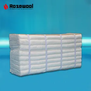 Sin asbesto 300/600*200 300-350 Mm 1600c Bloque de fibra cerámica Módulo de fibra cerámica refractario