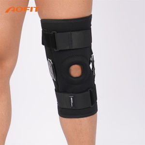 Attelles de genou articulées avec bandes de soutien métalliques et genouillères antidérapantes - Product Image 2