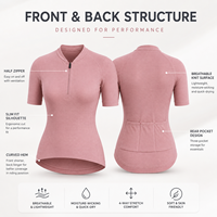 Jersey de Ciclismo para Mujer al por Mayor OEM, Transpirable, de Manga Corta, para Bicicleta de Carretera, para Pedidos al por Mayor de Marca Personalizada