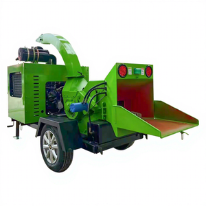 Broyeur de bois mobile multifonctionnel autopropulsé, moteur diesel 32 CV, capacité 800-1500 kg/h, commande numérique - Product Image 1