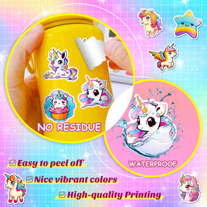 Vendite dirette in fabbrica di <span class=keywords><strong>adesivi</strong></span> <span class=keywords><strong>adesivi</strong></span> unicorno di alta qualità <span class=keywords><strong>adesivi</strong></span> fustellati personalizzati <span class=keywords><strong>per</strong></span> tazza d'acqua <span class=keywords><strong>quaderni</strong></span> e regali - Product Image 4