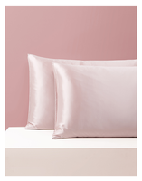 Ensemble de literie de luxe certifié Oeko Tex, taie d'oreiller en soie de mûrier 100% biologique, taie d'oreiller en soie d'argent pour bébé