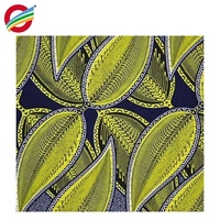 Kain Katun Organik Tenun Afrika Model Baru Bermotif Cetak Belanda 6 Yard Kain Loincloth Belanda Batik Dobby Ramah Lingkungan untuk Menjahit Pakaian