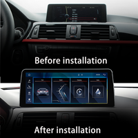 Écran tactile sans fil LELV 12,3 pouces CarPlay Android Auto Linux pour BMW Série 3 4 F30 F31 F32 F33 F34 F36 2012-2016 NBT