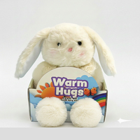 Peluche lestée pour micro-ondes, peluche chauffante pour la chaleur, mignonne et confortable