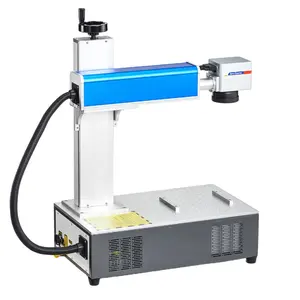 Desktop UV Fiber Laser Marking Machines with Source Marker on PE PPR PVC PIPE Plastic