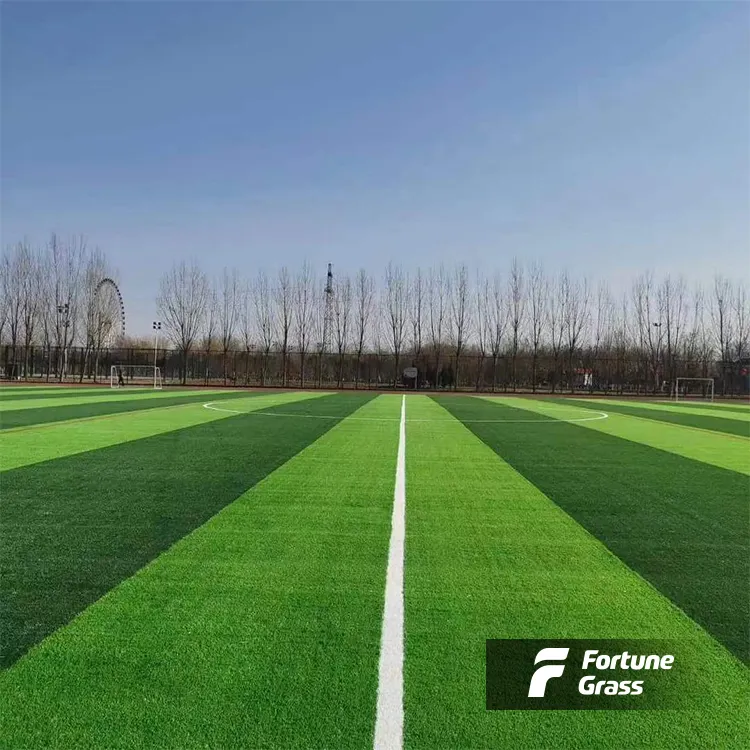 Factory Outlet Bi Color 40mm-50mm Artificial Grass Soccer Grass Mini Football Grass for Soccer Filed