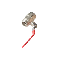 Duotian DT0102 Fabricant Vanne à boisseau sphérique en laiton Contrôle de l'eau à long manche Personnalisation OEM Manuel Filetage intérieur extérieur 1/2