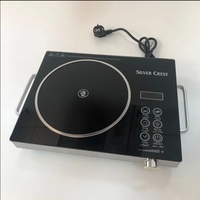 Table de cuisson à induction numérique intelligente multifonction 3500W pour usage domestique, plaque chauffante électrique à brûleur unique en verre céramique