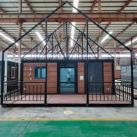 Casa Prefabricada para Jardín, Hogar y Familia, con Estructura Galvanizada Antioxidante, Impermeable, Casa Prefabricada de Acero, Casa Contenedor Expandible