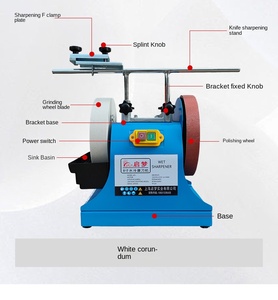 Affûteuse de couteaux automatique CNC pour la fabrication de couteaux en acier, affûteuse à bande pour couteaux de cuisine 110V - Product Image 6