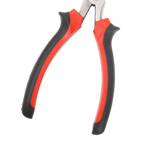 Multi Functional Pliers 6 Inch Chrome Vanadium Steel Slanted Mouth Diagonal Cutting Tool Orange And Black Handle - Product Image 3