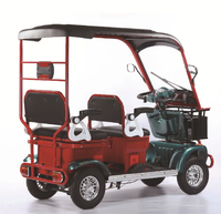 Vente directe d'usine Quadricycle électrique de haute qualité 60v RHD Tuk Tuk Cabine fermée Durable Utilisation passagers Certifié EEC Pas cher